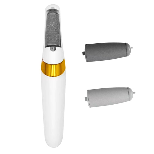 Urja Enterprise Rechargeable Callus Remover for Feet – Electric Foot File with 2 Speed Modes, 2 Interchangeable Rollers, Type-C Charging, Up to 120 Min Use, Pedicure Tool for Smooth, Soft Skin Default Title