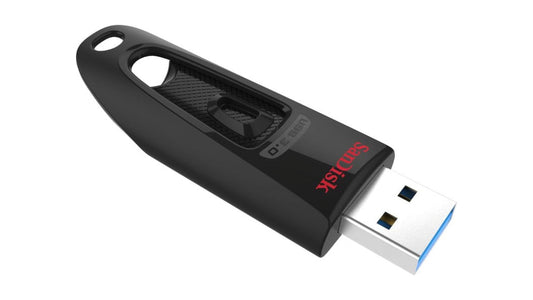 SanDisk Ultra USB 3.0, Flash Drive, Upto 130MB/s R, Pendrive, Black Black