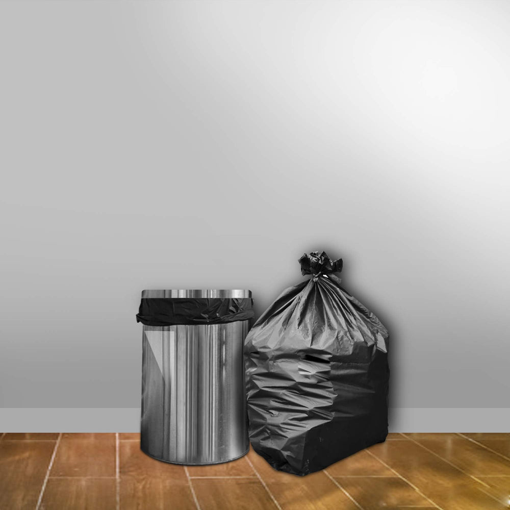 Urja Enterprise - Garbage Bags | Medium | 180 Count | 30 Bags X 6 Rolls | For Dry & Wet Waste | Black