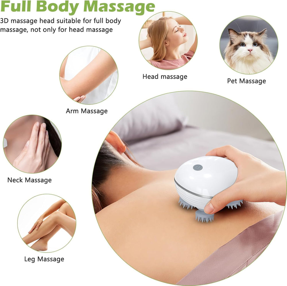 Urja Enterprise Head Massager For Scalp, Scalp Massage, Electric Scalp Massager, Hair Massager For Hair Growth, Body Massager