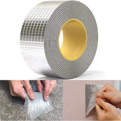 HONOLY Leakage Repair Waterproof Tape for Pipe Leakage Roof Water Leakage Solution Aluminium Foil Tape Waterproof Adhesive Tape Sealing Butyl Rubber Tape for Leakage (5CM*5M (Pack Of 1)) Silver Urja Enterprise