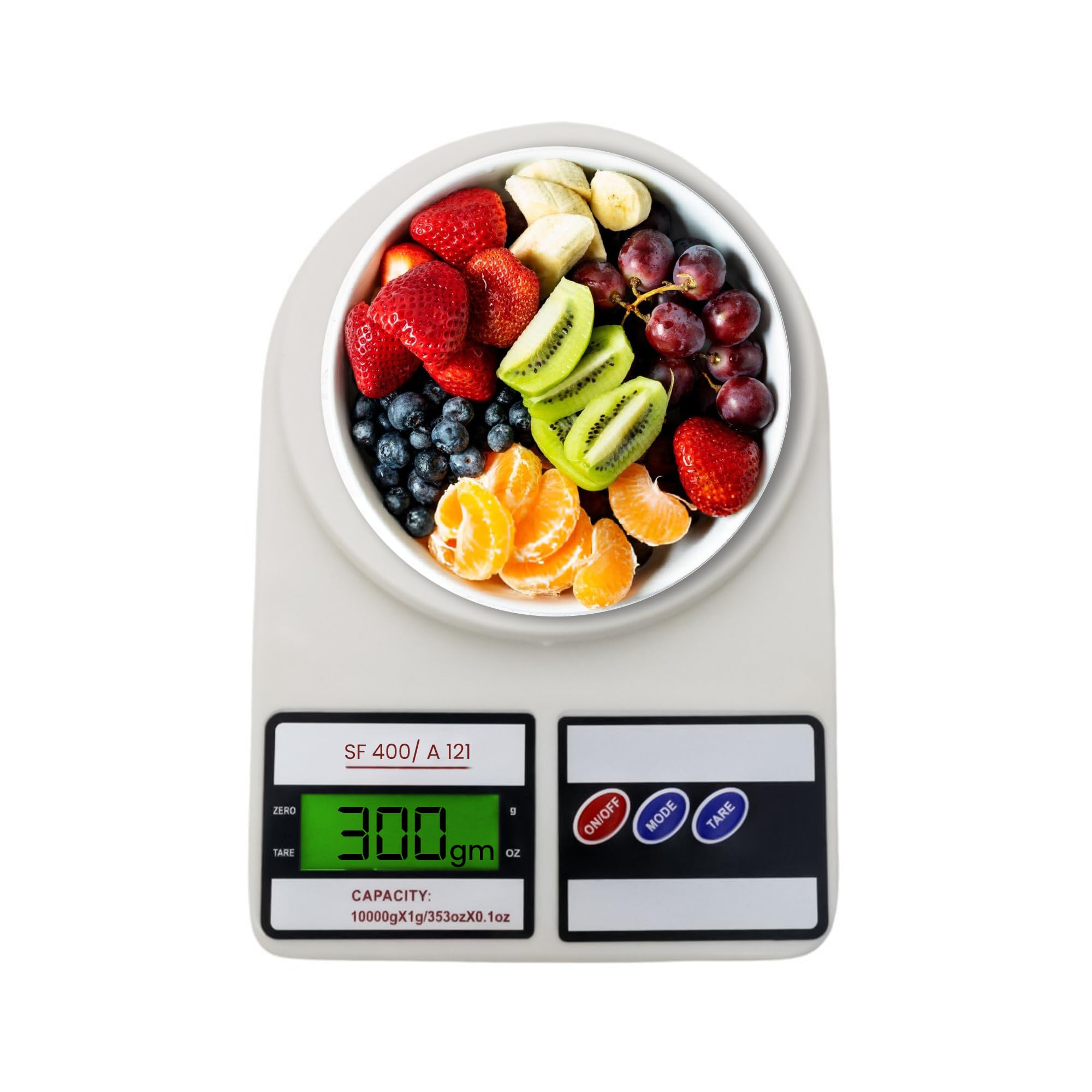 Urja Enterprise 10Kg Kitchen Weight Machine Digital Scale with LCD Display, Scale for Home Baking, Cooking & Balance Diet. Machine with capacity 10Kg, SF400/A121,Color May Vary