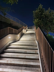 Classic 4 Modular Western LED Foot Light Convertible Under Cabinet Light, Soft White Outdoor Deck Wall Recessed Foot Stair Nosing Light
