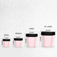 Urja Enterprise - Garbage Bags | Medium | 180 Count | 30 Bags X 6 Rolls | For Dry & Wet Waste | Black