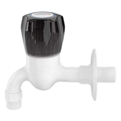 Urja Enterprise Cock Foam Flow Water Tap small body for Bathroom & Kitchen with Flange Superior Plastic Taps (Multi color) (pack of 1)(CP-101)