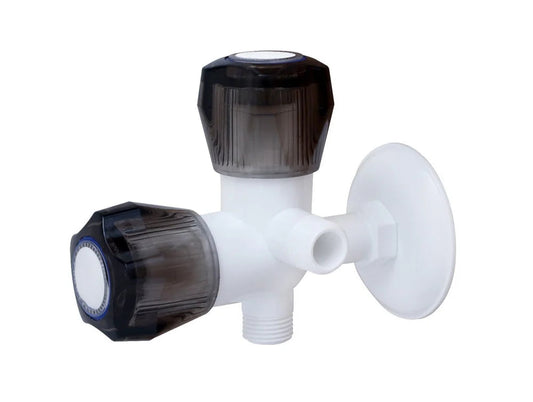 description for new description for Urja Enterprise Cock Foam Flow Water Tap Two Way Angle Cock for Bathroom & Kitchen with Flange Superior Plastic Taps (Multi color) (pack of 1)(CP-115) Urja Enterprise