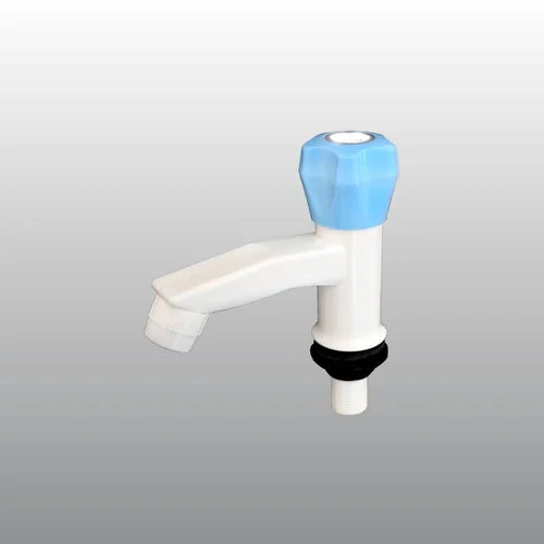 Urja Enterprise PVC Plastic Bib Cock/Water Taps for Kitchen Bathroom Wash Basins Pillar Cock (Pack of 1)(CP-606) Urja Enterprise