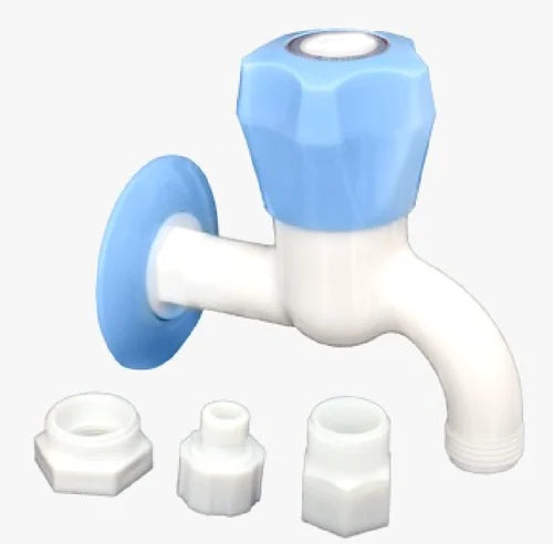 Urja Enterprise PVC Plastic Bib Cock/Water Taps for Kitchen Bathroom Wash Basins W/M BibCock (Pack of 1)(CP-608) Urja Enterprise