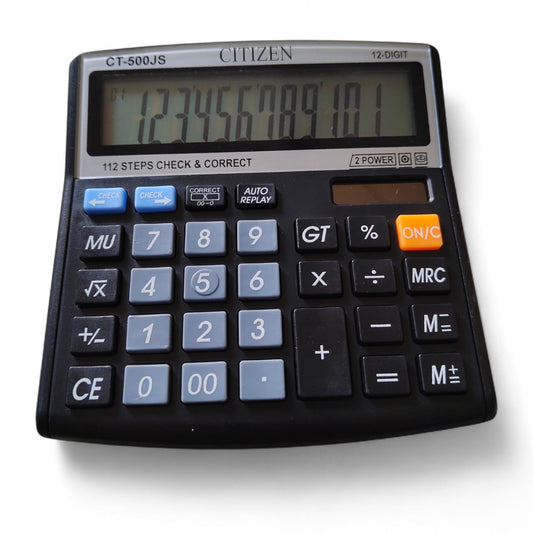 Urja Enterprise New Arrival CT-500JS Calculator Basic Calculator (12 Digit) CT-555JS Calculator (12 Digit)