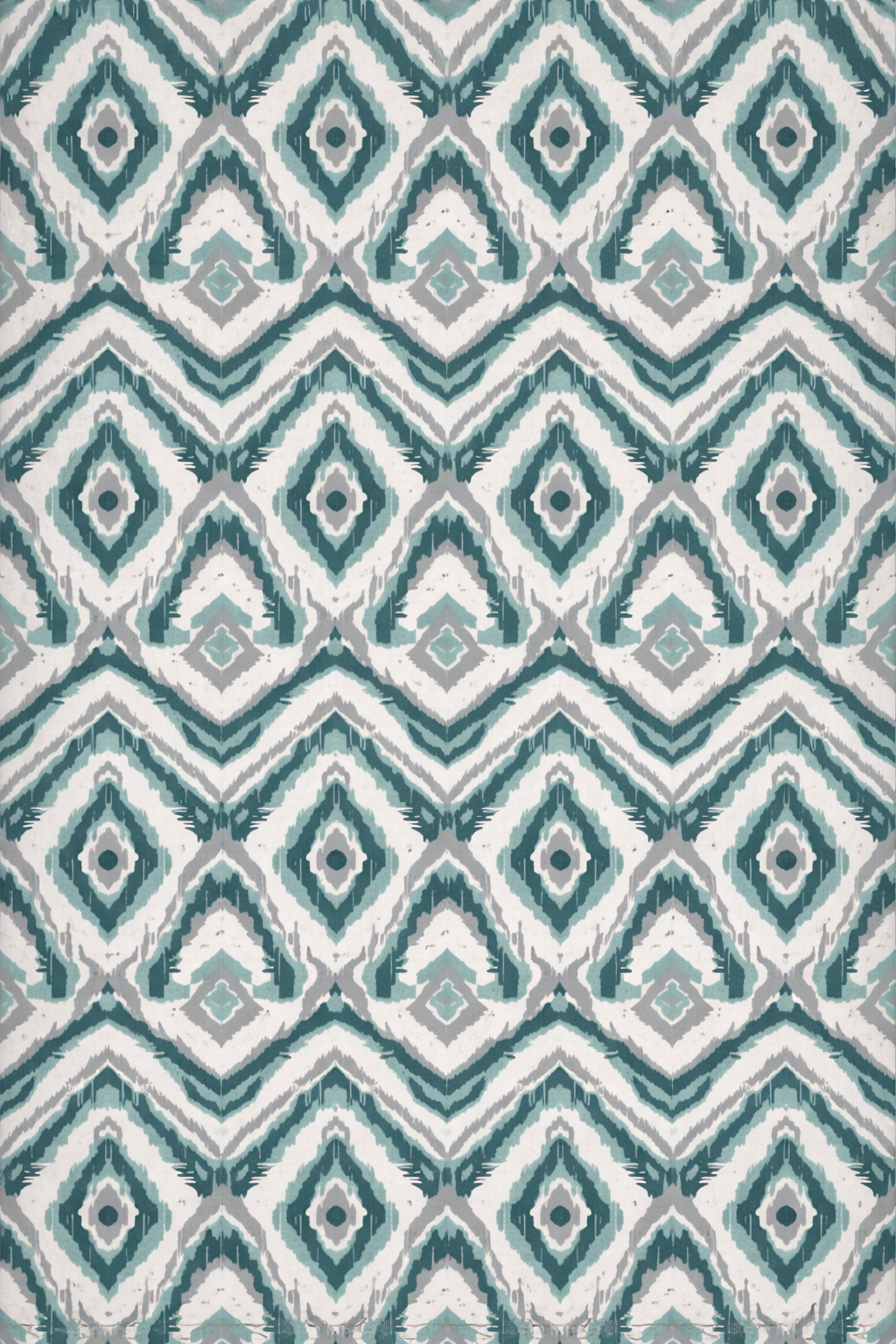 Premium Teal Ikat Print Rayon Women’s Tunic Top – Soft & Breathable Fabric | Elegant Casual & Office Wear | 3/4 Sleeve Designer Kurti Style(3)