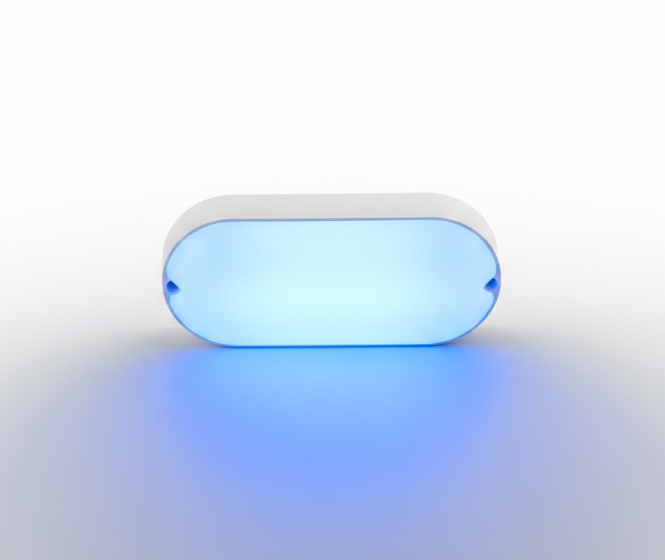 Urja Enterprise 9W Outdoor LED Bulkhead Wall & Ceiling Light – Mount Lamp for Balcony, Staircase, Parking, Terrace & Exterior Lighting (Multicolor) Pack of 1 Blue