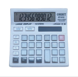 Orbit Basic Calculator (12 Digit OT-512WTC Basic Calculator (Multicolor)