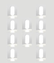 Urja Enterprise 9W Outdoor LED Bulkhead Wall & Ceiling Light – Mount Lamp for Balcony, Staircase, Parking, Terrace & Exterior Lighting (Multicolor)