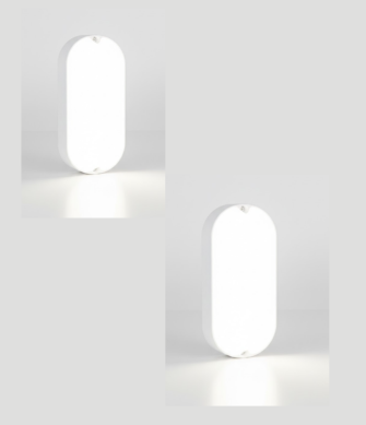 Urja Enterprise 9W Outdoor LED Bulkhead Wall & Ceiling Light – Mount Lamp for Balcony, Staircase, Parking, Terrace & Exterior Lighting (Multicolor)