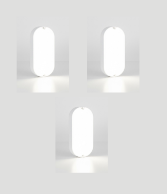 Urja Enterprise 9W Outdoor LED Bulkhead Wall & Ceiling Light – Mount Lamp for Balcony, Staircase, Parking, Terrace & Exterior Lighting (Multicolor)