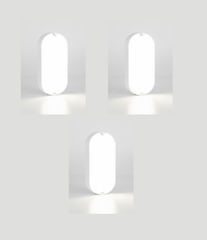 Urja Enterprise 9W Outdoor LED Bulkhead Wall & Ceiling Light – Mount Lamp for Balcony, Staircase, Parking, Terrace & Exterior Lighting (Multicolor)