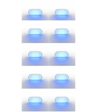 Urja Enterprise 9W Outdoor LED Bulkhead Wall & Ceiling Light – Mount Lamp for Balcony, Staircase, Parking, Terrace & Exterior Lighting (Multicolor)