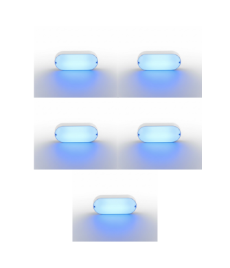 Urja Enterprise 9W Outdoor LED Bulkhead Wall & Ceiling Light – Mount Lamp for Balcony, Staircase, Parking, Terrace & Exterior Lighting (Multicolor)