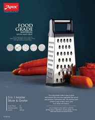 Urja Enterprise Stainless Steel Slicer and Grater for Kitchen, Silver