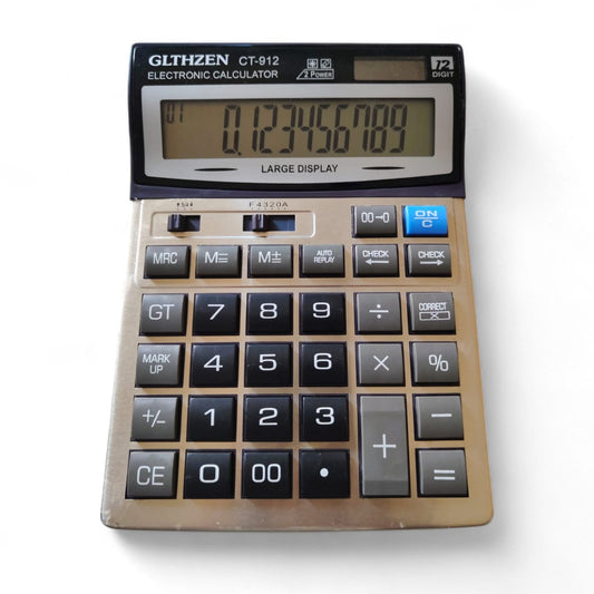 Urja Enterprise New Arrival CT-912 New Model Calculator Basic Calculator (12 Digit) CT-912 Basic Calculator (12 Digit)