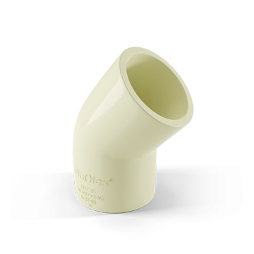 Urja Enterprise 45° CPVC Elbow – Finolex Compatible, Leak-Proof Plumbing Fitting