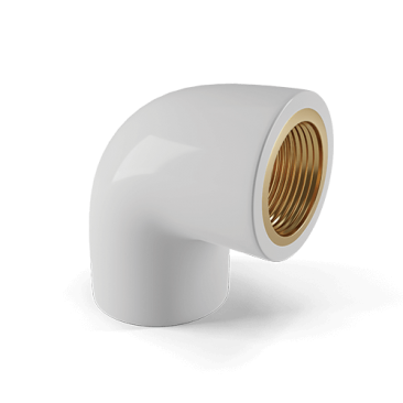 Urja Enterprise Brass Elbow 90° Fitting for ASTM Pipes (Finolex)