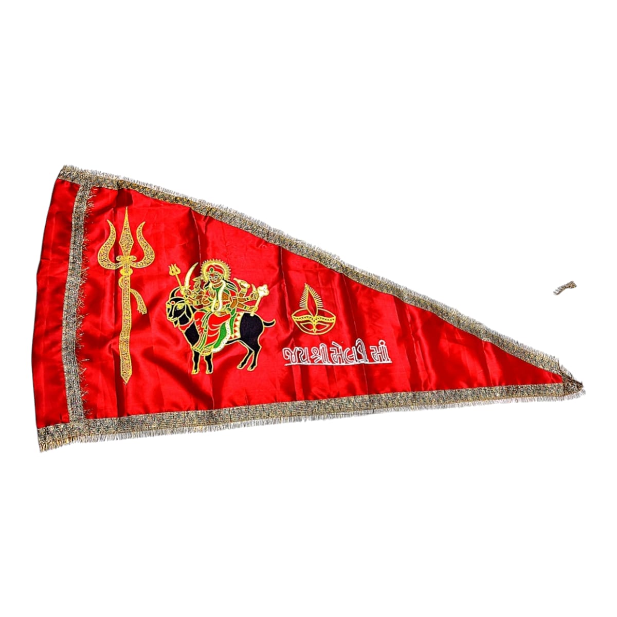 Urja Enterprise Embroidered All Hindu Bhagwan & Mata Ji Flags (Dhwaj) Meldi Maa