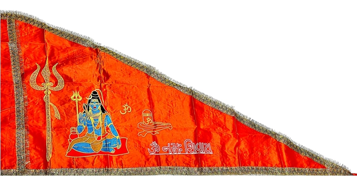 Urja Enterprise Embroidered All Hindu Bhagwan & Mata Ji Flags (Dhwaj) Jay Mahakal (Mahadev)