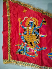 Urja Enterprise Heavy Embroidered All Hindu Bhagwan & Mata Ji Flags (Dhwaj) (2 MTR)