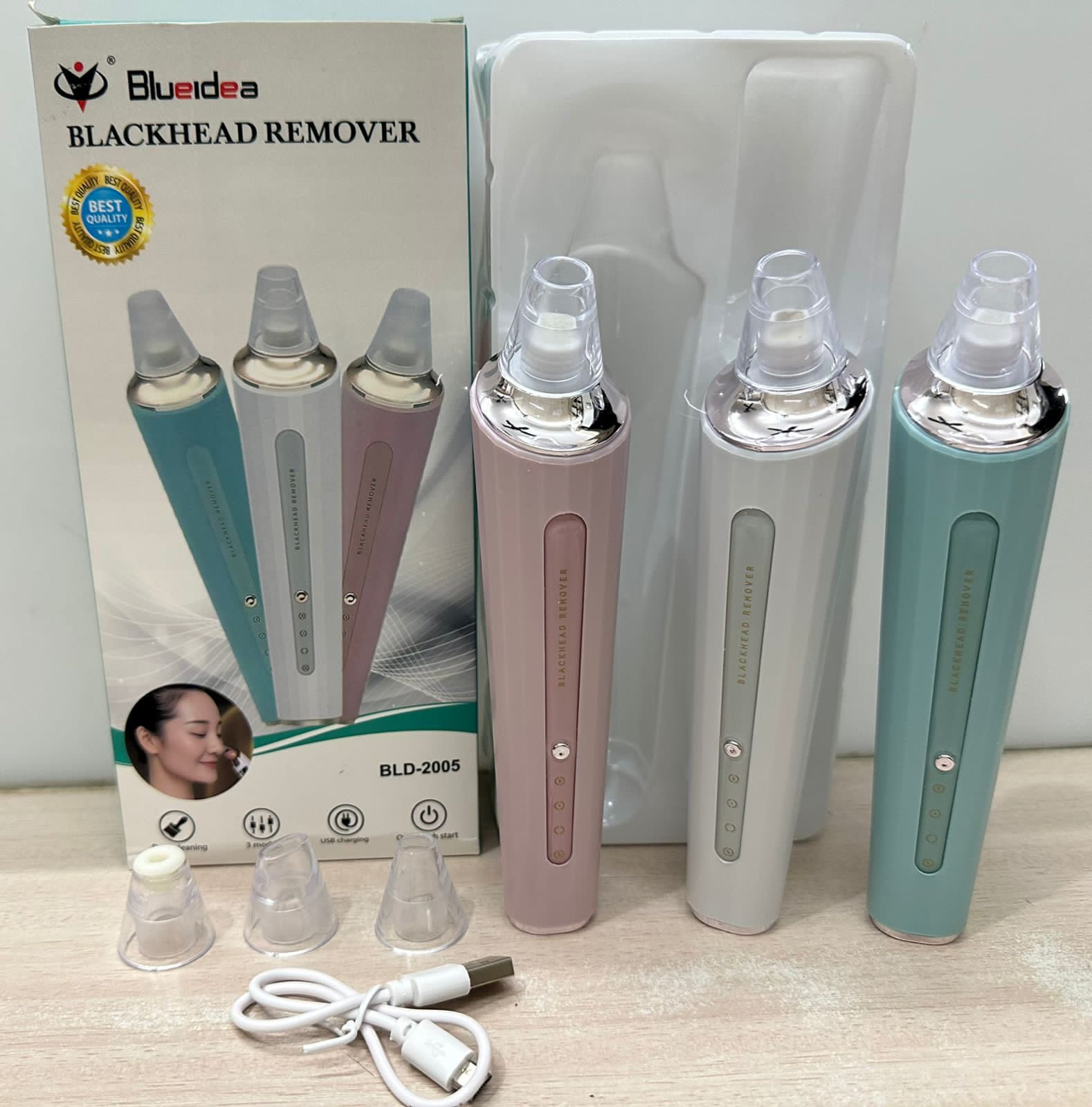 Urja Enterprise Plus Edition Multi-Function Blackhead Whitehead Remover Device, Skin Cleaner, Pimple Removal Tool, Acne Pimple Cleaner Vacuum Suction for Men and Women (Plus Edition)