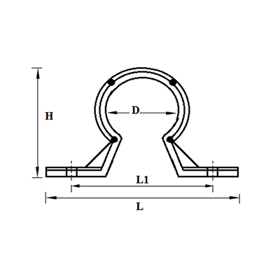 Urja Enterprise Pipe Clip for CPVC Pipes (Finolex) Urja Enterprise