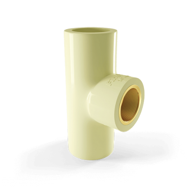 Urja Enterprise CPVC Brass Tee Insert (Finolex) Urja Enterprise